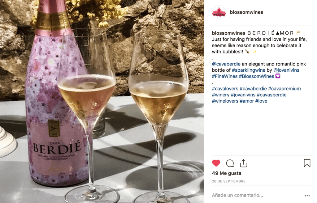 copa para vinos espumosos